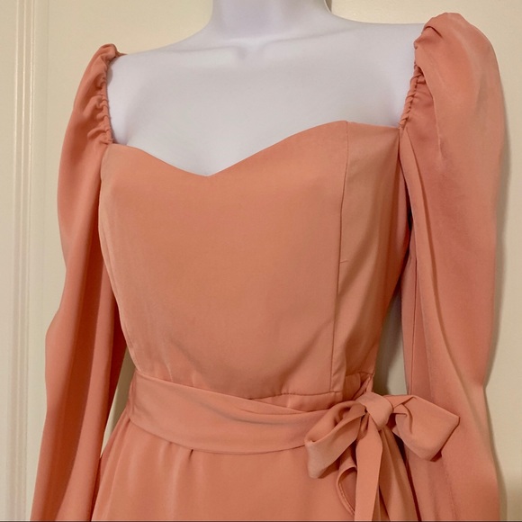 Nwt Superdown Khloe Ruffle Sleeve Mini 